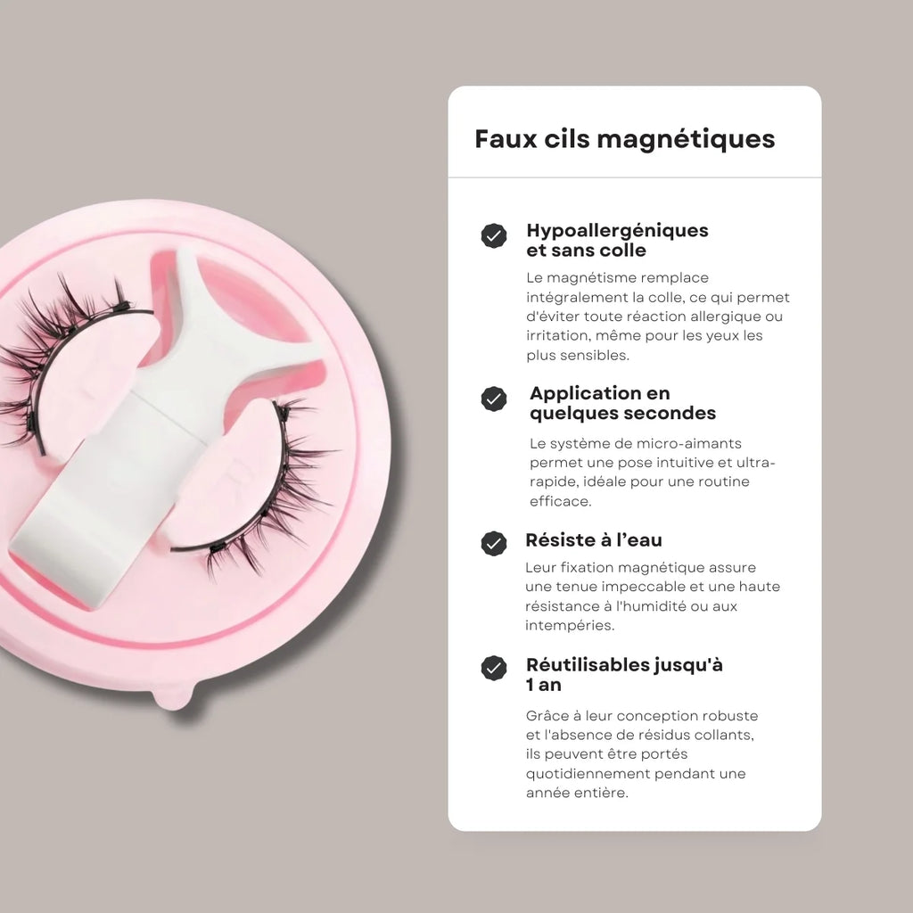 Yeux de biche - Cils magnétiques